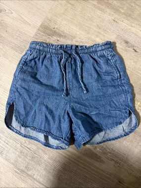 Old Navy Indigo Drawstring Denim Shorts